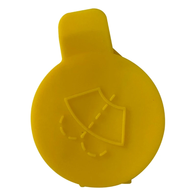 Car Windshield Washer Bottle Yellow Nozzle Cap Cover/ Reservoir Cap Lid for Saab 9-3 SS (03-) 9-5 (98-10) view 2