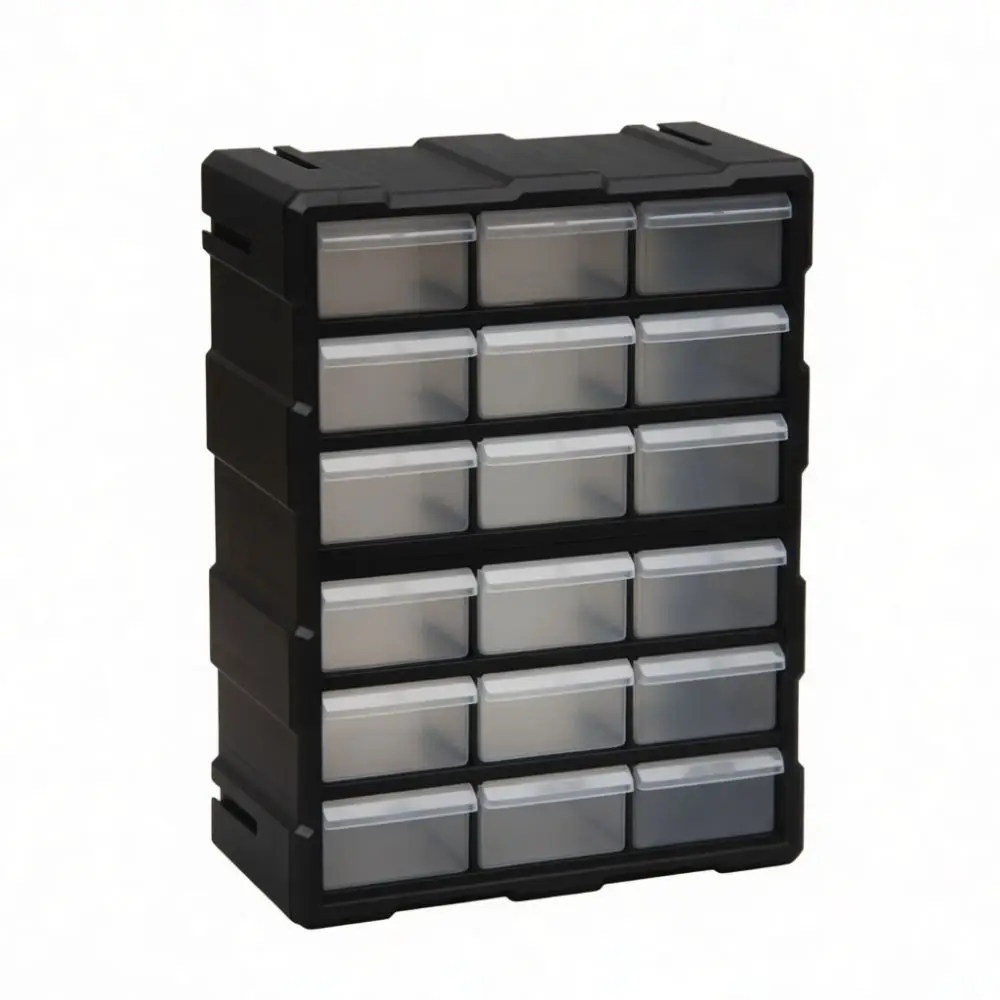 Modular Part Organizer For Hardware Screws Electronic Components Jewelry Craft Building Blocks Storage Bin Cabinet