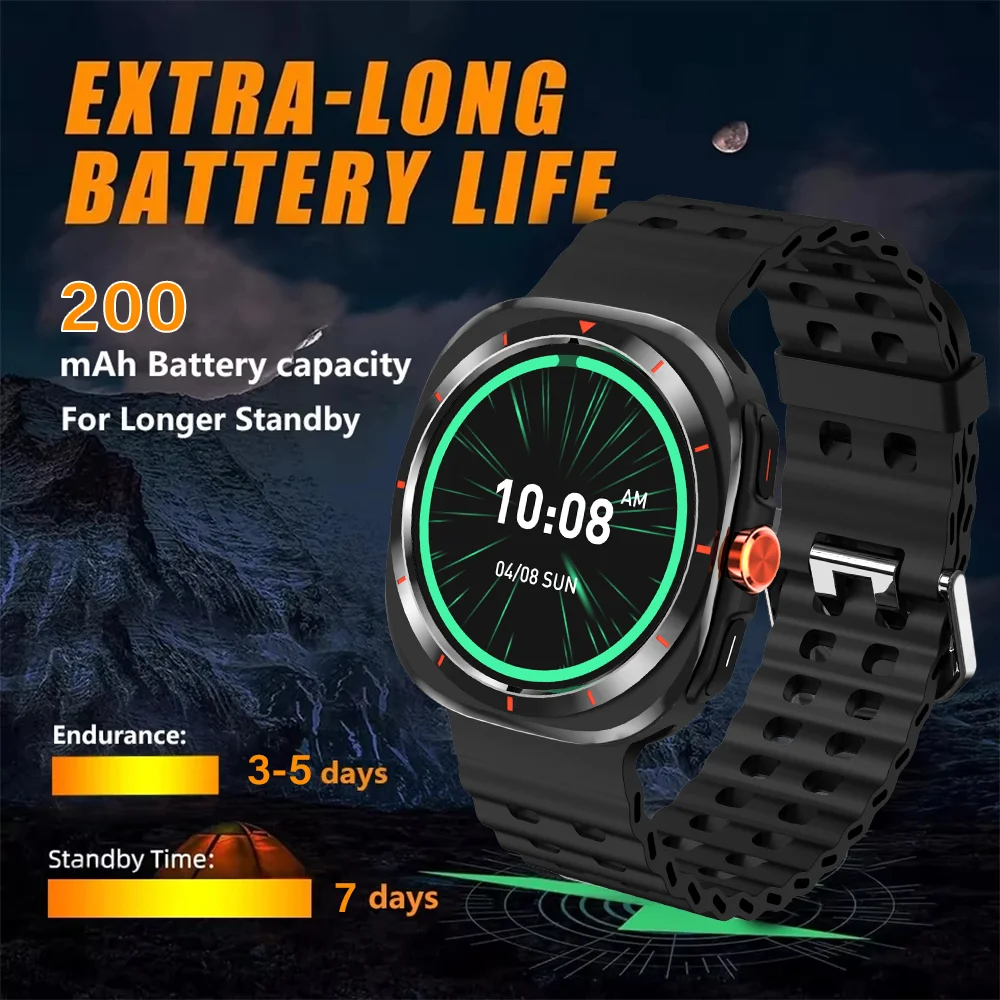 LAXASFIT Watch 7 Ultra Smartwatch Bluetooth Talk HD AMOLED Screen Fitness Tracker Health Monitoring Smartwatch for Android IOS image 5