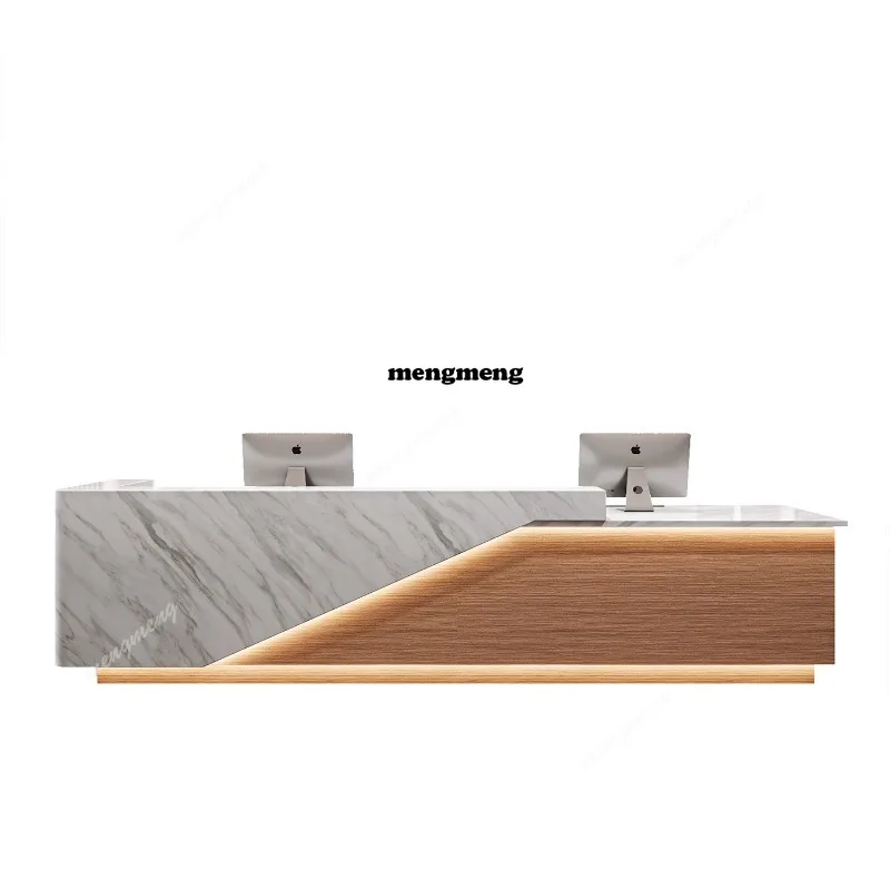 

Стойка регистрации компании Nordic, высококачественный индивидуальный центр клиента, офисное здание, приемный шкаф, простая офисная мебель