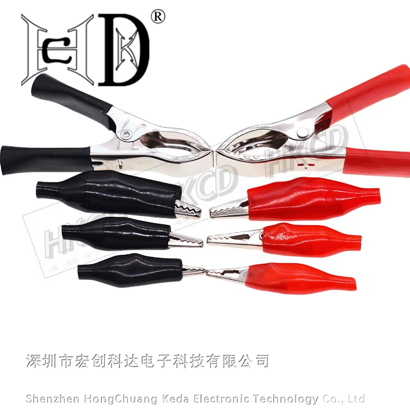 4pcs Crocodile clip,wire clip,test clip,universal meter,conductive battery,electrician,lap wire clip