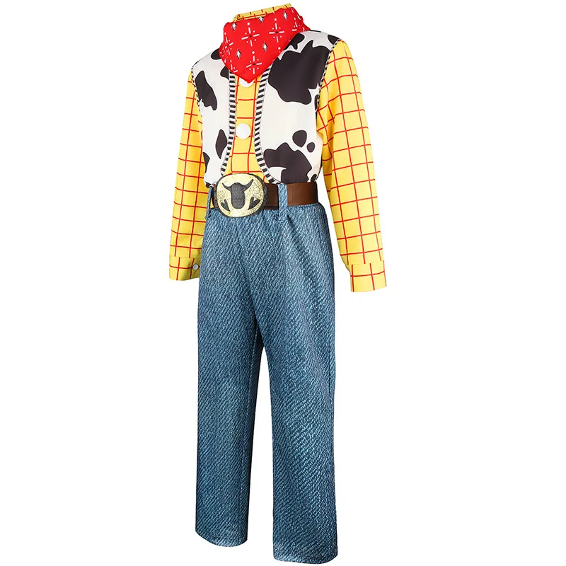 Toy Story Woody Jessie Cosplay Costume for Cowboy Clothing Hat Set Roleplaying Fantasia Outfits Halloween Carnival Party Suits view 4