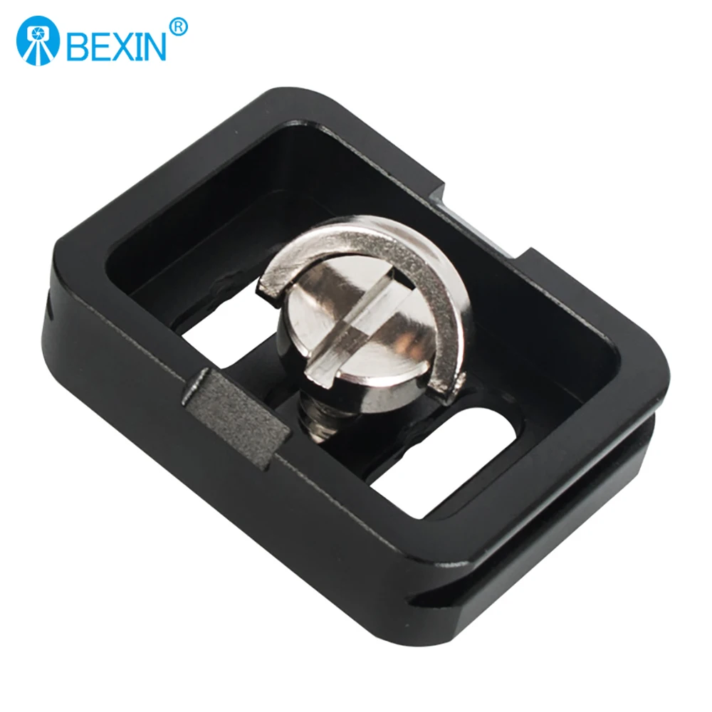 BEXIN CX-10 Mini Plate Quick Release Plate Tripod Plate Camera Plate with 1/4 Screw Mount For Arca Swiss DSLR Camera