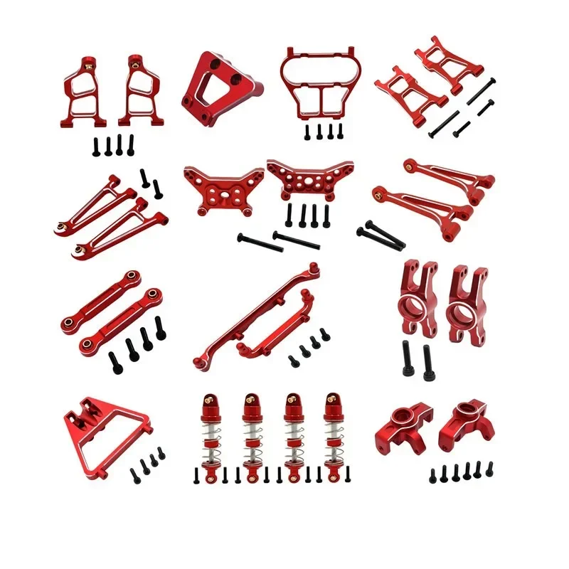 

FOR MJX 1/14 14211 RC Car Accessories Metal Upgrade Shock Absorber Swing Arm Rear Cup Spare Parts