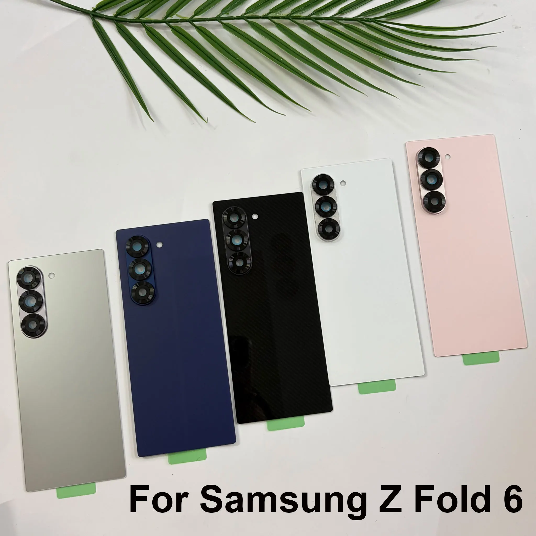 Rear Housing for Samsung Galaxy Z Fold 6 F956B F9560 Back Battery Cover Door Housing for Samsung Fold6 Battery Cover Replacement