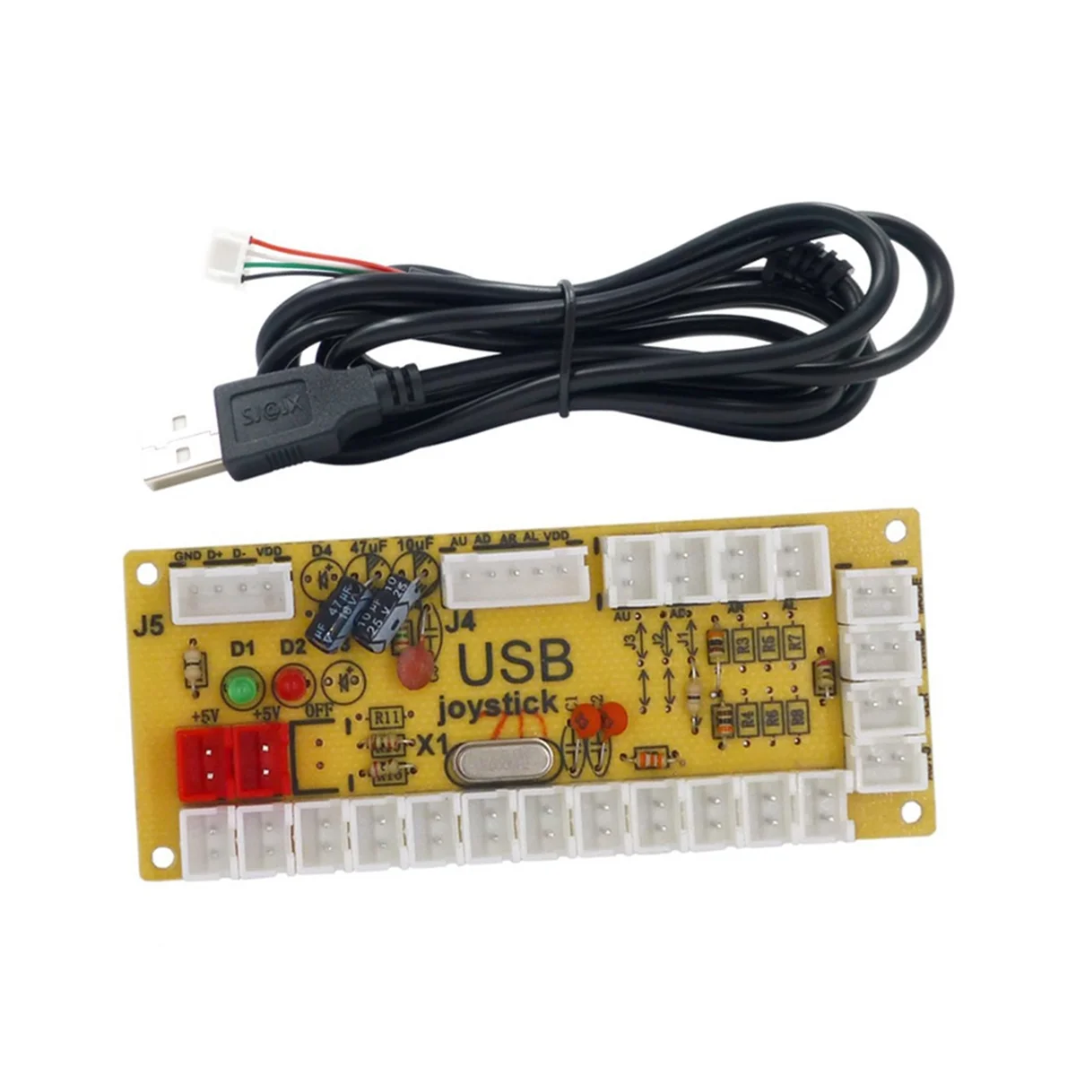 5 فولت LED صفر تأخير مجلس ممر لعبة USB التشفير إلى الكمبيوتر لراسبيري بي عصا التحكم التحكم كابل توصيل زر الضغط