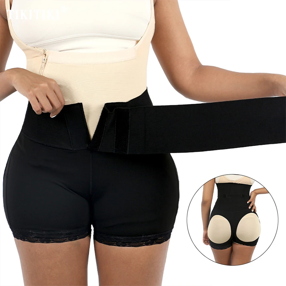 

High Waist Plus Size Fajas Waist Trainer Shorts Tummy Control Butt Lifter Body Shaper Cincher Slimming Belt Flat Belly Shapewear