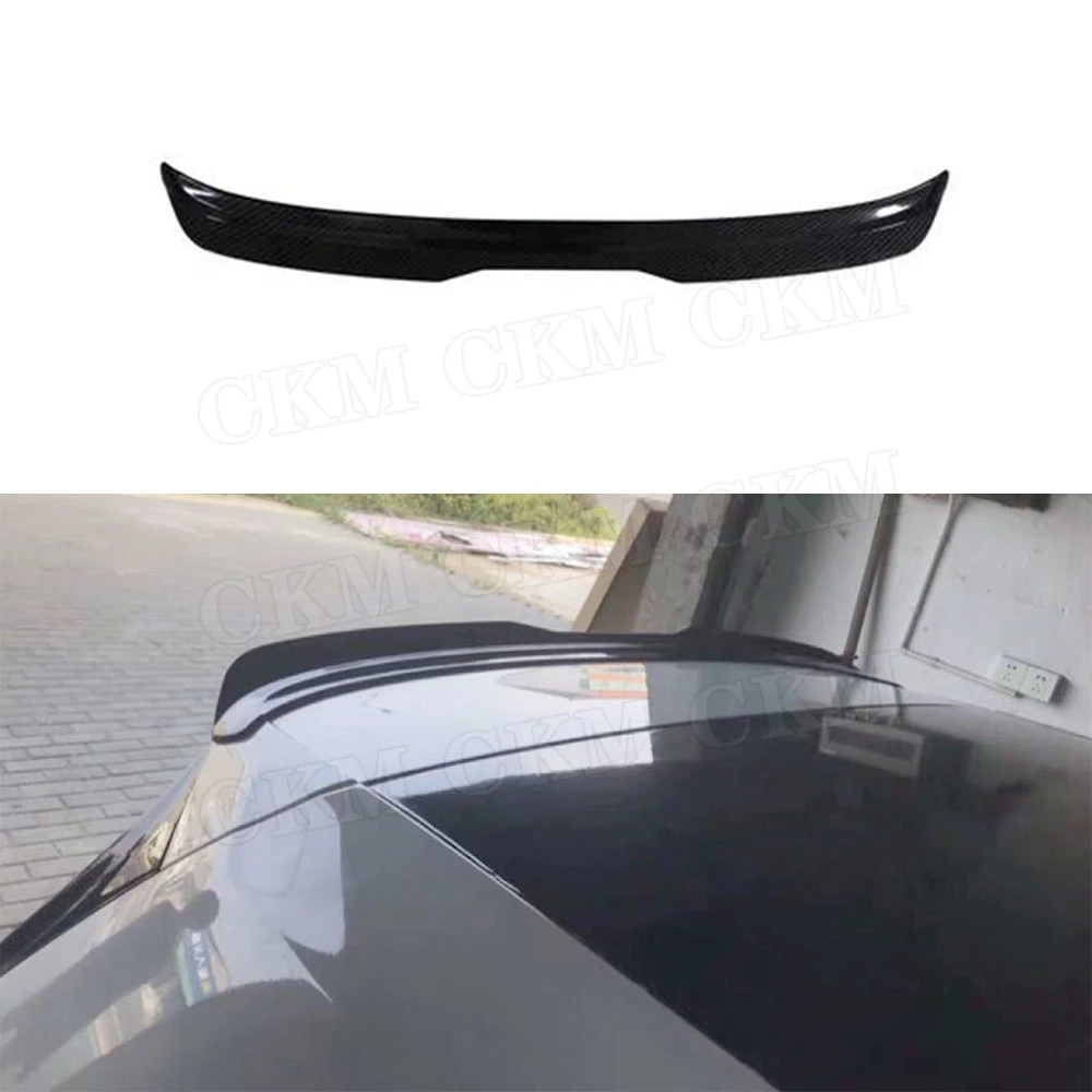 

Carbon Fiber Look Rear Roof Spoiler ABS windshield Winglet Wings for Volkswagen VW Golf 7 7.5 VII MK75 R GTI Rline 2014-2019