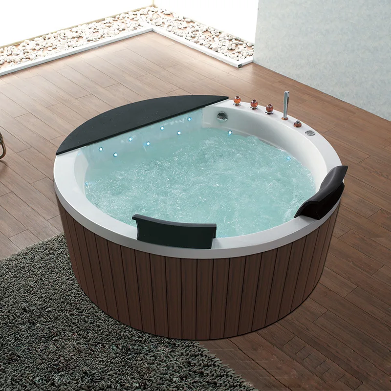 

Factory Direct 2026 Light luxury luxury surfing Jacuzzi Home SPA Spa bubble pool Heated villa Outdoor round bath