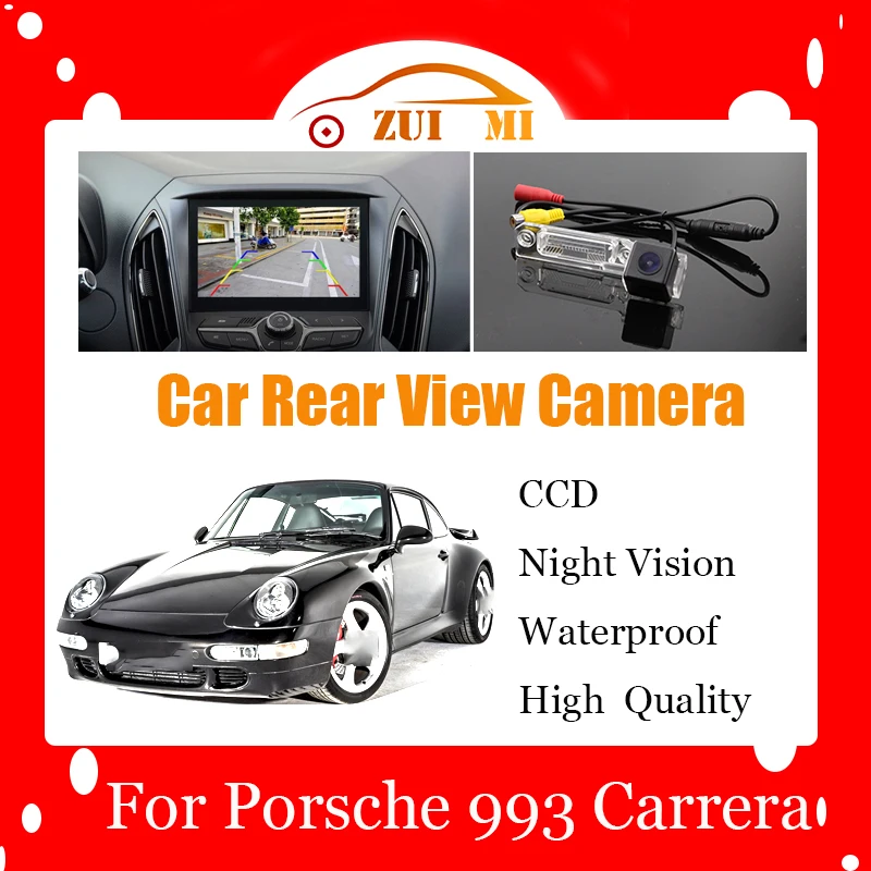 

Car Reverse Rear View Camera For Porsche 964 993 996 Carrera 911 1989~2005 CCD Full HD Night Vision Backup Parking Camera