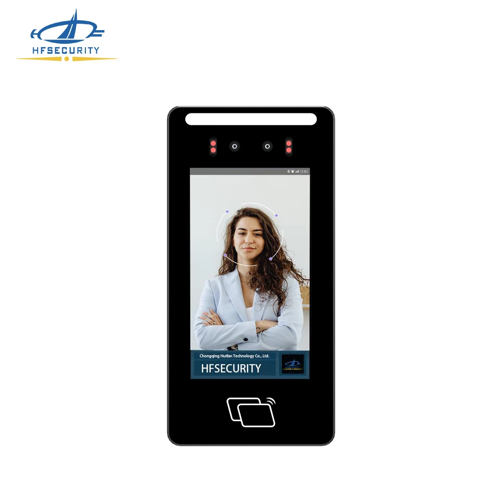 

HFSecurity FR05 All in One Face Recognition RFID Card Reader Wifi Time Attendance Access Control System Face Detection Reader
