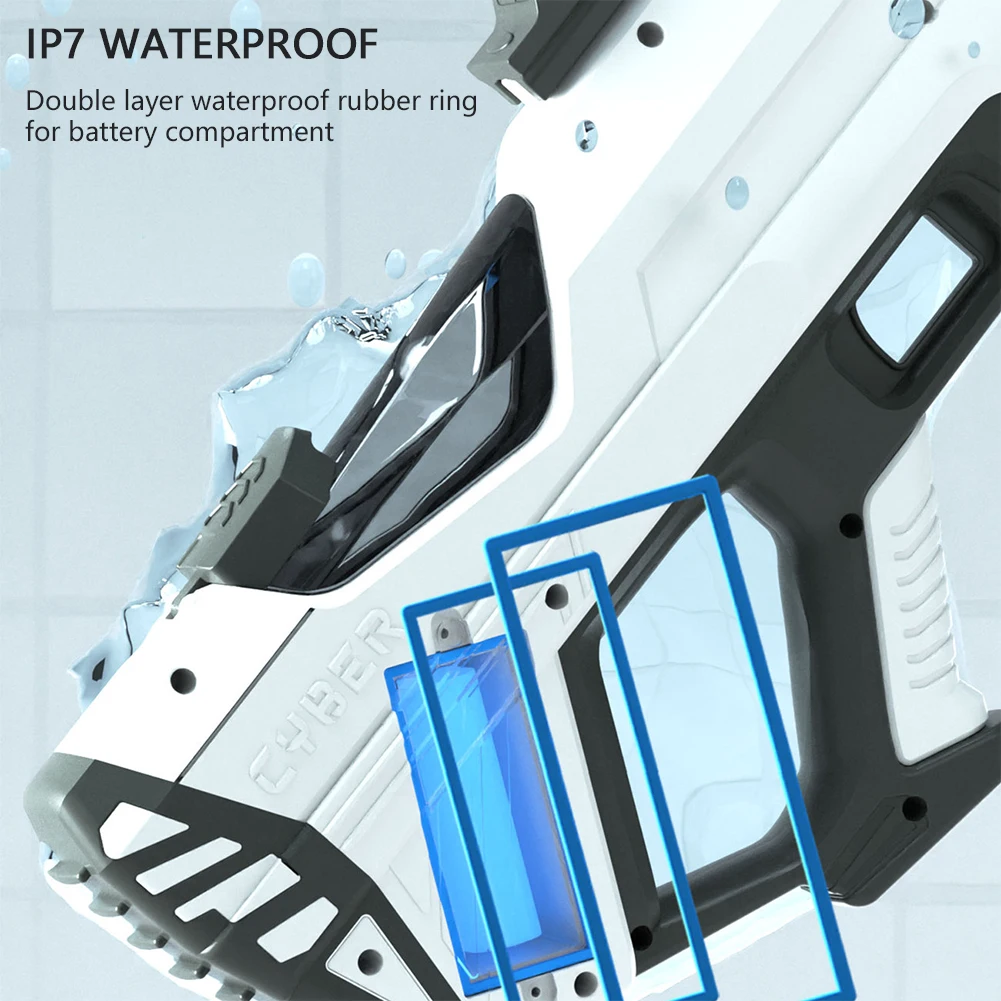 Automatische Elektrische Waterpistool Auto Zuig Waterpistolen Voor Volwassen Kinderen Batterij Aangedreven Squirt Blaster Zomer Zwembad Strand Outdoor Speelgoed