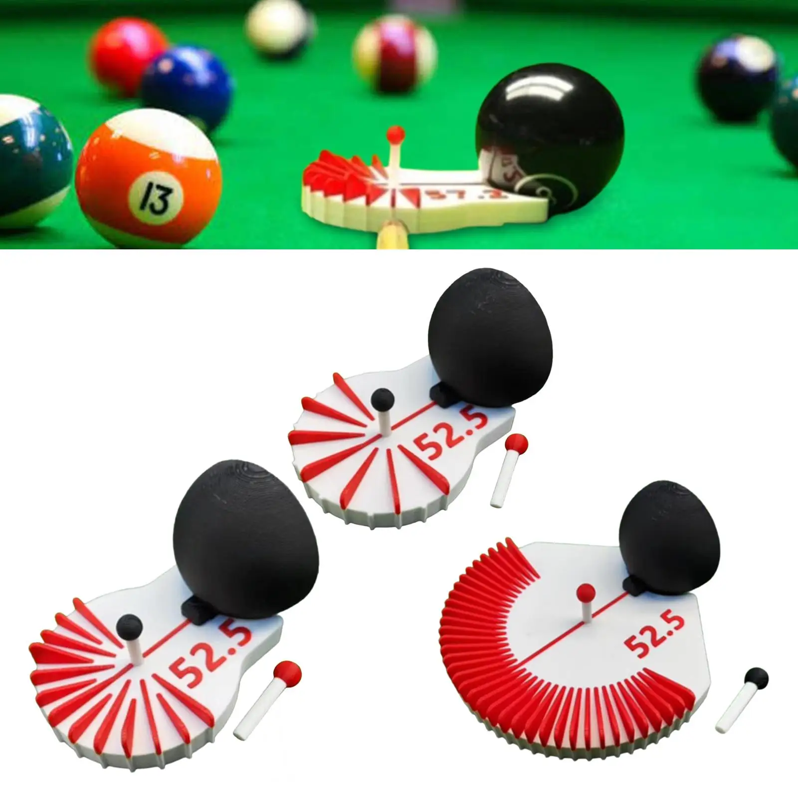 Snooker Aiming Trainer Practical Professional Billiard Training Aid for Games Enthusiasts Billiards Club Learning Traveling