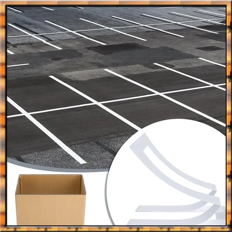 

A78K новый трафаретный шаблон линии парковки с бумажной коробкой для парковки и тротуарных линий, 2 шт.