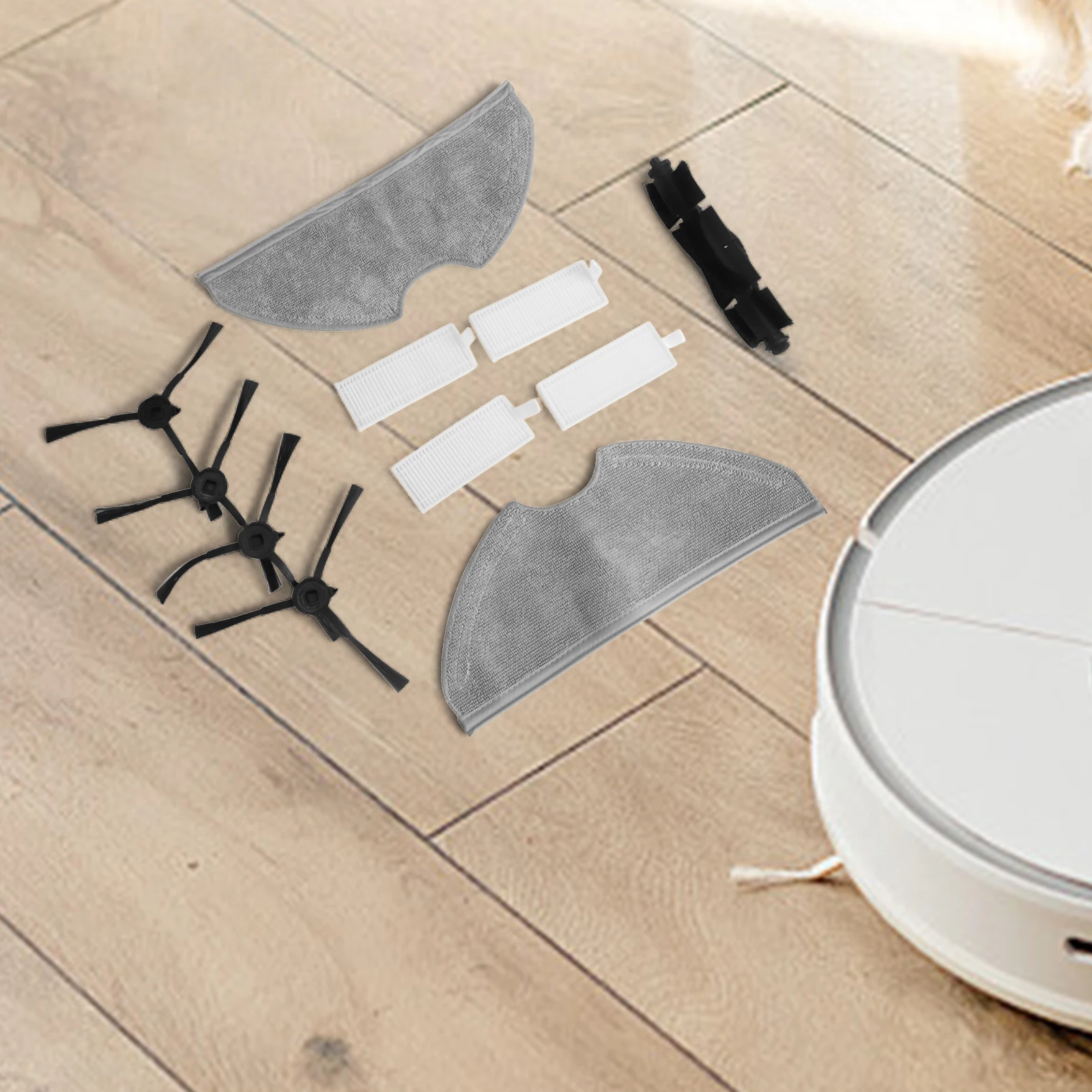 for All in for One for Cleaning Replacement Kit for Tapo RVA100/RV10/RV10 Plus/RV30/RV30 for Plus Vacuum Cleaner with Main Brush
