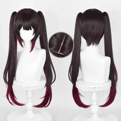 Honkai: Star Rail Wigs Sparkle Cosplay Wig 72cm Long Brown Gradient Wig Heat Resistant Synthetic Hair Halloween Party Wigs
