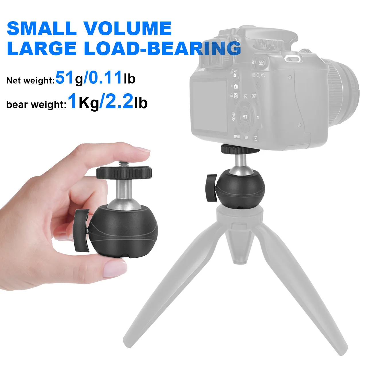 360-Degree Mini Live SLR Photography Shaping Glue Spherical Universal PTZ