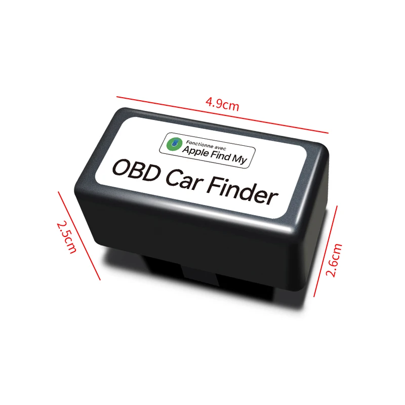 미니 자동차 OBD GPS 로케이터, Apple Find My APP 빠른 설치 스마트 트래커, 분실 방지 장치 파인더 글로벌 위치