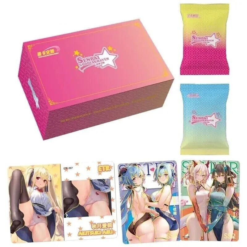 

Senpai Goddess Card Goddess Haven 4 Anime Booster Box Character Peripheral Cards Limited Edition Precious Collection Card Gifts