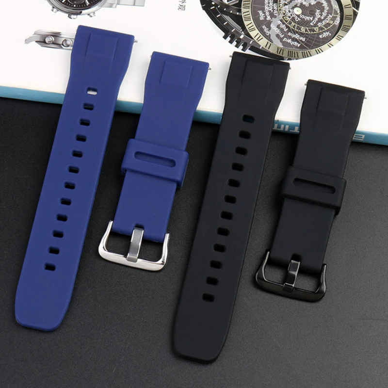 Quick release Silicone watch strap for Casio PROTREK series PRW-60/PRW-70YT/50/30 sport 23mm watchband Men waterproof Wrist Band