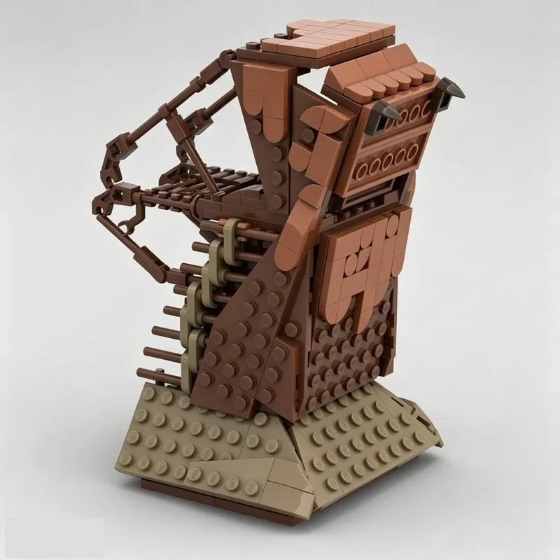 NEW 316PCS Fantasy Siege Tower MOC Model Custom Puzzle Blocks Architecture DIY Creative Assembly Educational Toy Collection Gift
