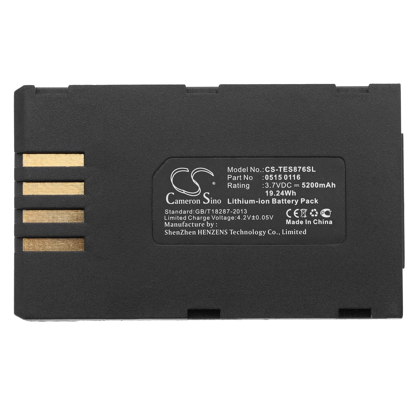 

3.7V 5200mAh/6800mAh Battery 0515 0116 0554 8852 for Testo 876
