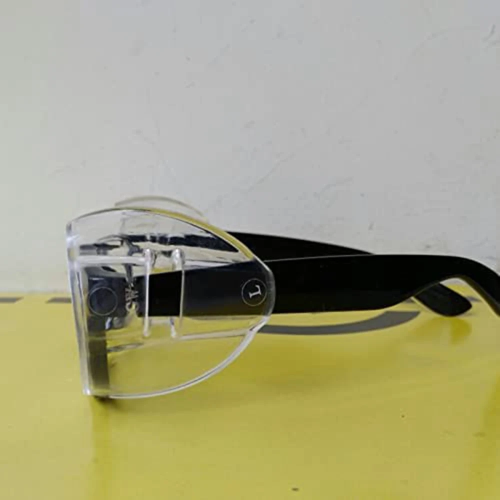 A98Z Eye Glasses Side Shields Slip On Clear Side Shield For Safety Glasses