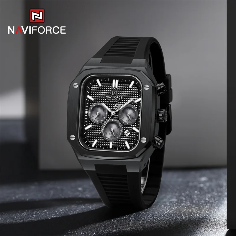 NAVIFORCE Brand 2023 New Men\'s Watches Luxury Date Chronograph Quartz Wristwatches Waterproof Luminous Clock Relogio Masculino