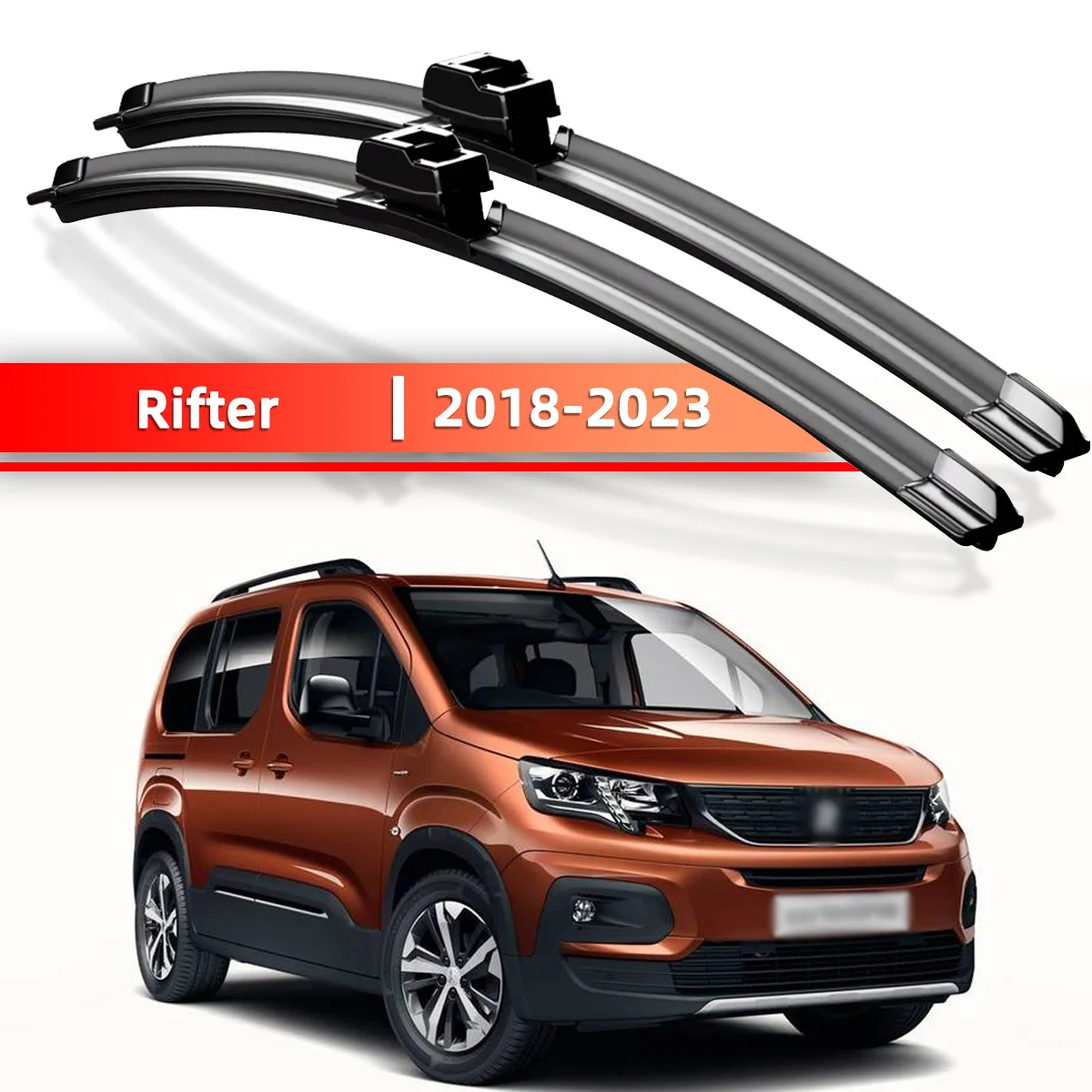 

2 шт. автомобильные дворники, подходят для Peugeot Rifter 2018-2023, щетки стеклоочистителя автомобиля, аксессуары для лобового стекла 2019 2020 2021 2022