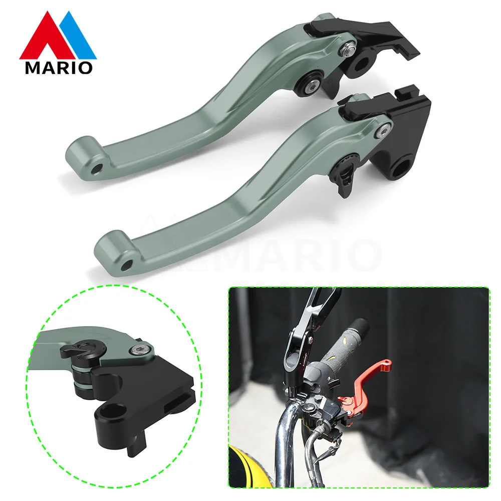 For NINJA 650R Ninja650R ZX4R ZX4RR ZX 4R 4RR Motorcycle Accessories Handle Protector CNC Folding Extendable Brake Clutch Levers