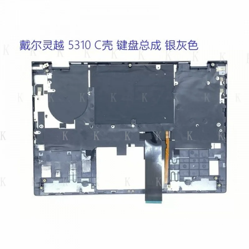 

C для Dell Inspiron 5000 5310 0WGFFX серебристо-белый упор для рук с клавиатурой
