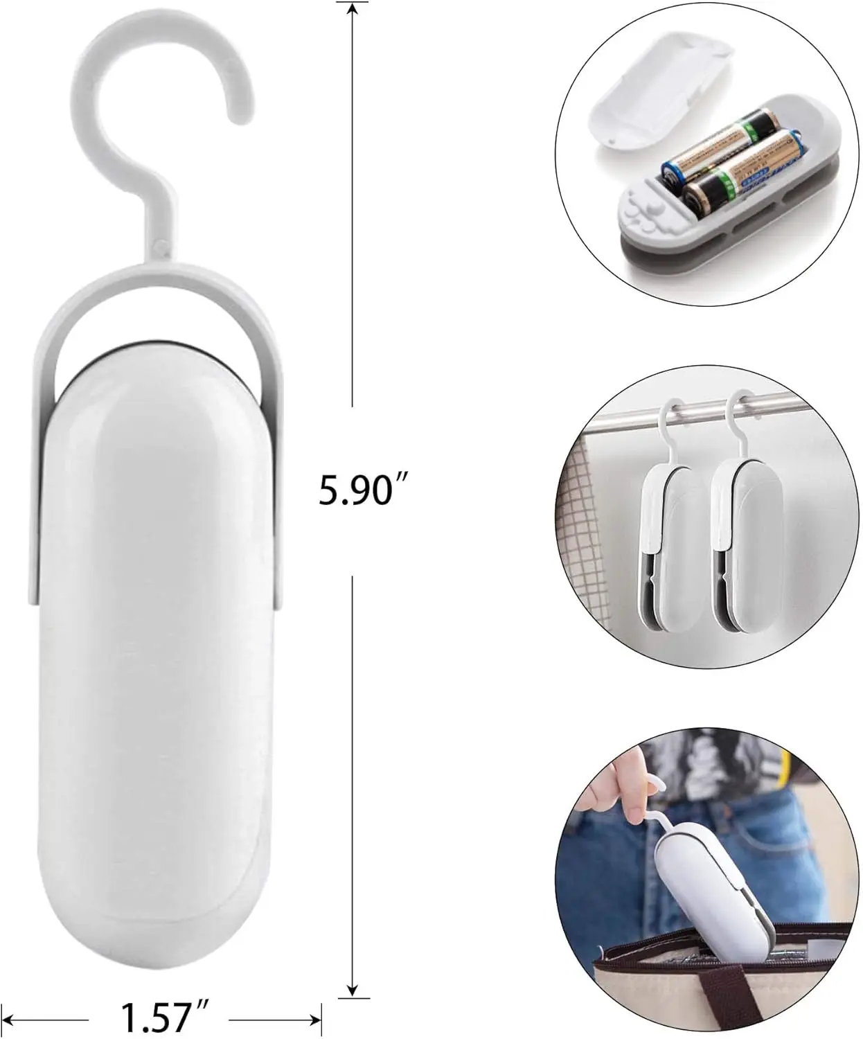 Мини-запайщик пакетов, портативный мини-упаковщик с подогревом пакетов, небольшие гаджеты для пластиковых пакетов, пакетов для закусок, еды