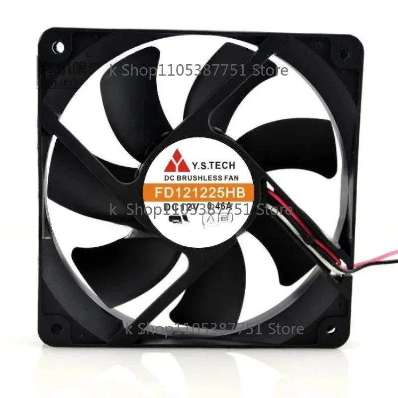 

Original Cooler Fan for YS.TECH FD121225HB 12V 0.46A 12025 12CM Large Air Volume Cooling Fan kk+
