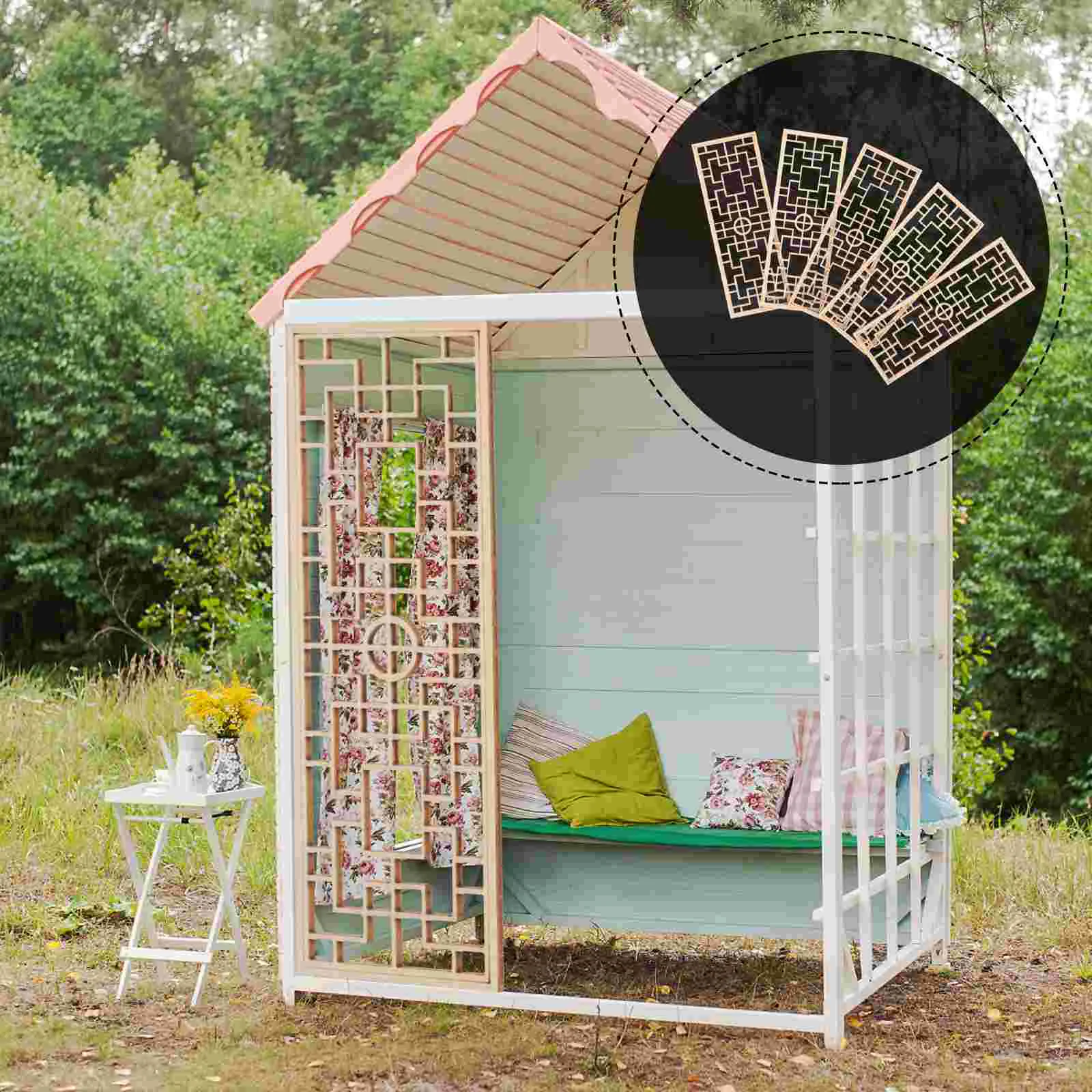 5 Pcs House Screen Miniatures Decor for Kids Privacy Monitor Toy Toys Manual