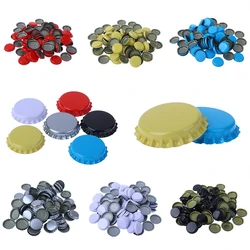 100PCS Tinplate Beer Bottle Caps Craft Beer Bottling Caps Oxygen Absorbing Seal Beer Bottle Caps For DIY Home Brewing Beer Tool