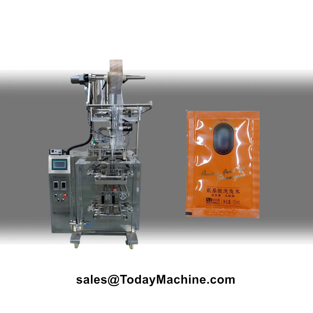 Automatic Cosmetic Sunscreen Cream Bag Filling Sealing Machine