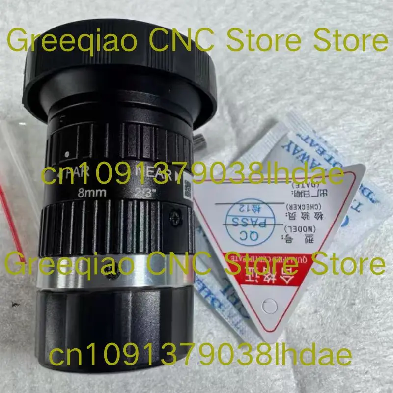 MVL-MF0824M-5MPE industrial lens 8mm focal length 2/3 inch target surface C-port interface test OK, quickly shipped brand new