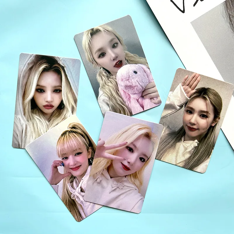 5pcs/set Kpop Idol Lomo Cards (G)I-DLE I LOVE Photocards Photo Card Postcard for Fans Collection