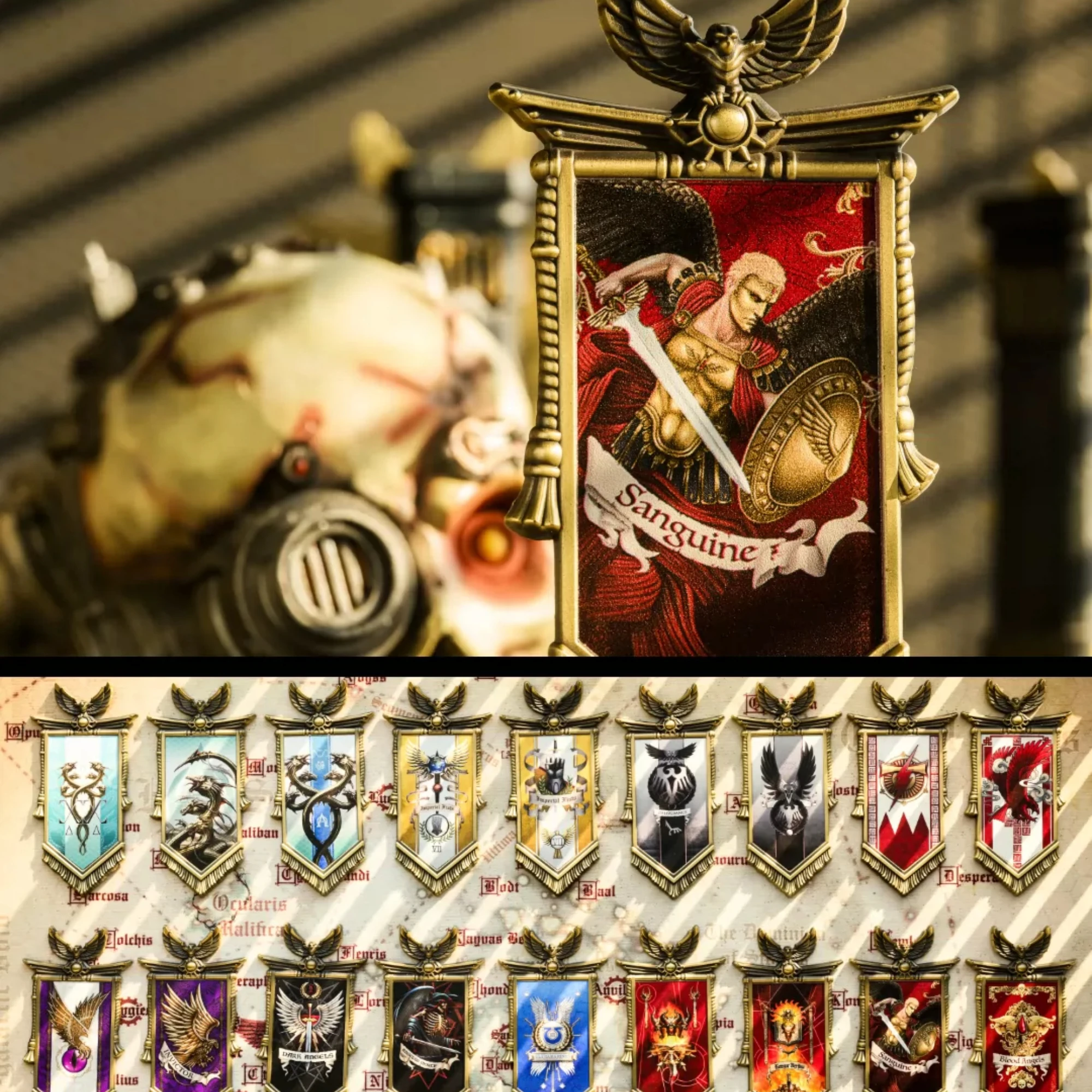 Starforged Warhammer Game Peripheral Refrigerator Magnet Genuine Cartoon Game Peripheral Decoration Home Refrigerator Magnet