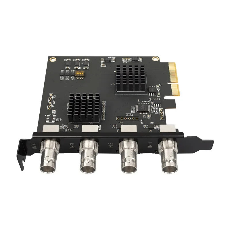 4-Way SDI video capture card built-in high definition live broadcast, video surveillance collector