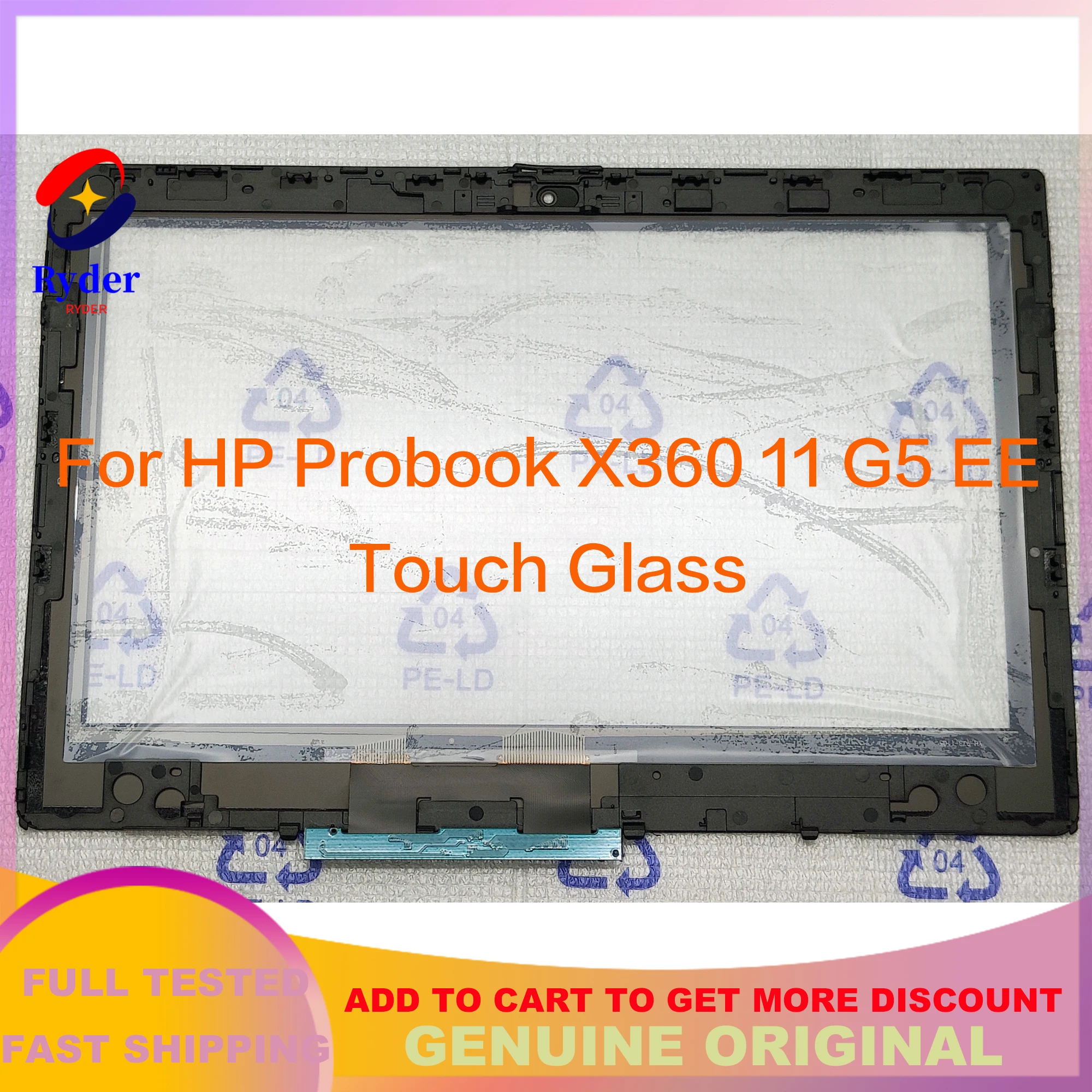 

For HP Probook X360 11 G5 EE Touch Digitizer Glass Only Replacement With Touch Board + Frame