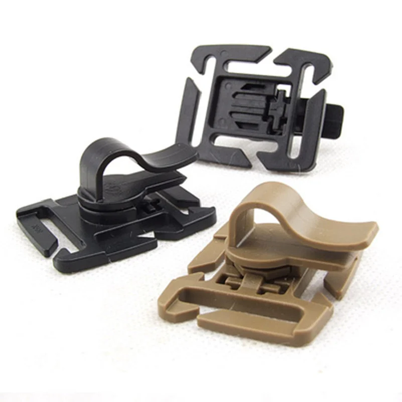 Drink Tube Clip Water Pipe Hose Clamp Backpack MOLLE Webbing Tactical Buckle Outdoor Camp Attach Web Hydration Hydrolink Bladder