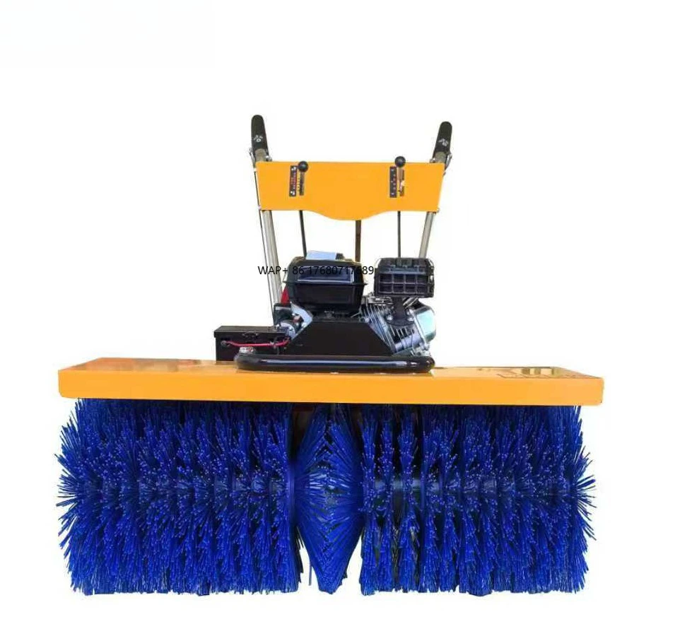 Hand Push Type Machine Handheld Snow Sweeper Multifunctional Snow Removal Road Sweeper Snow Plow