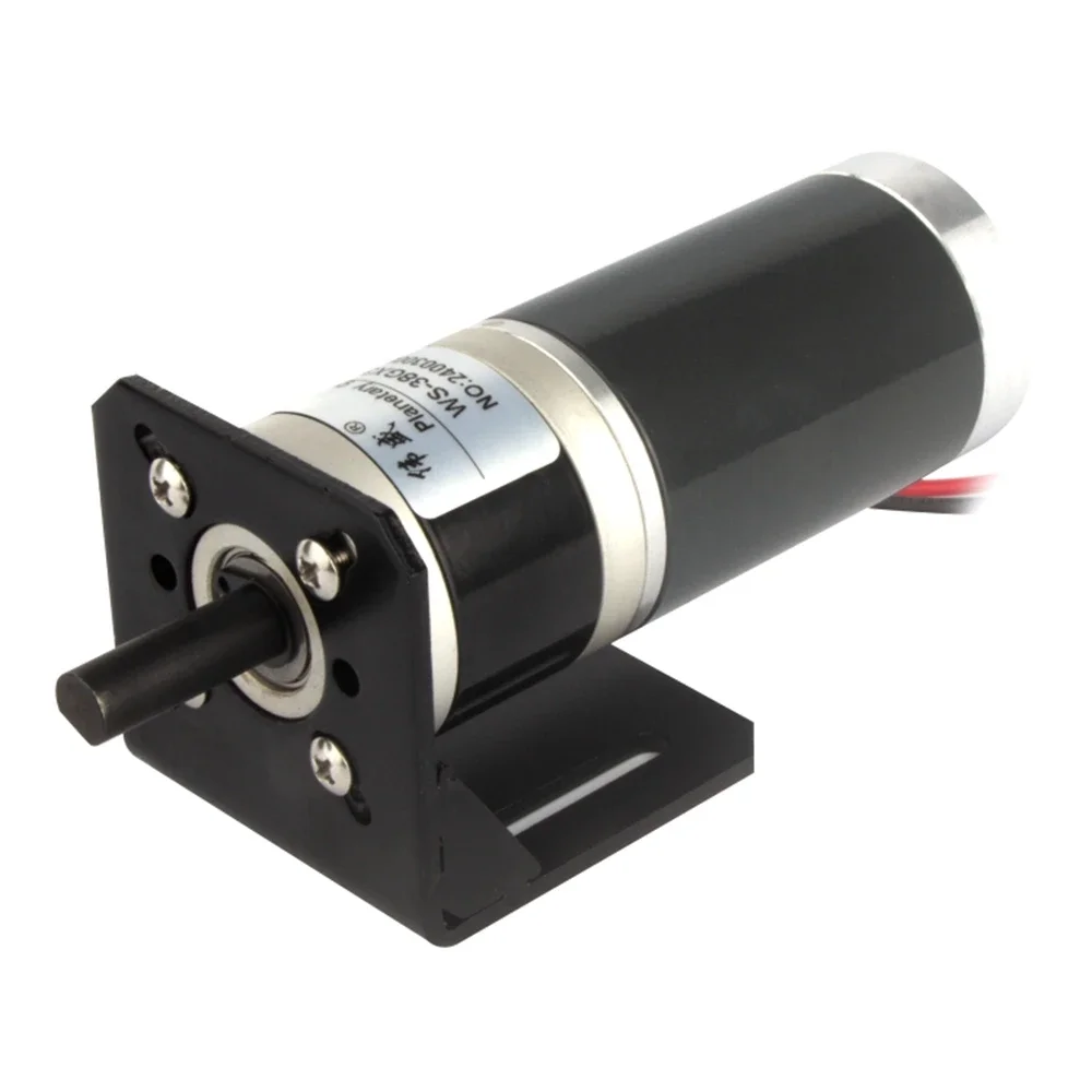 38 مللي متر تخفيض الكواكب موتور تيار مباشر 12 فولت 24 فولت 3-300 دورة في الدقيقة 15 واط تنظيم السرعة المغناطيس الدائم محرك صغير للأدوات الدقيقة #3