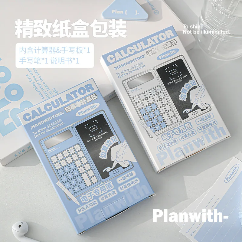 MiniScientific Calculator with Writing Tablet Calculators Notepad Memo Office Electronics School Supplies