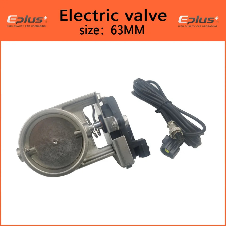 EPLUS Car Exhaust Pipe Valve Electric Kit Universal Multi-angle Mode 51 63 76MM Controller Device Remote Kit, image 18