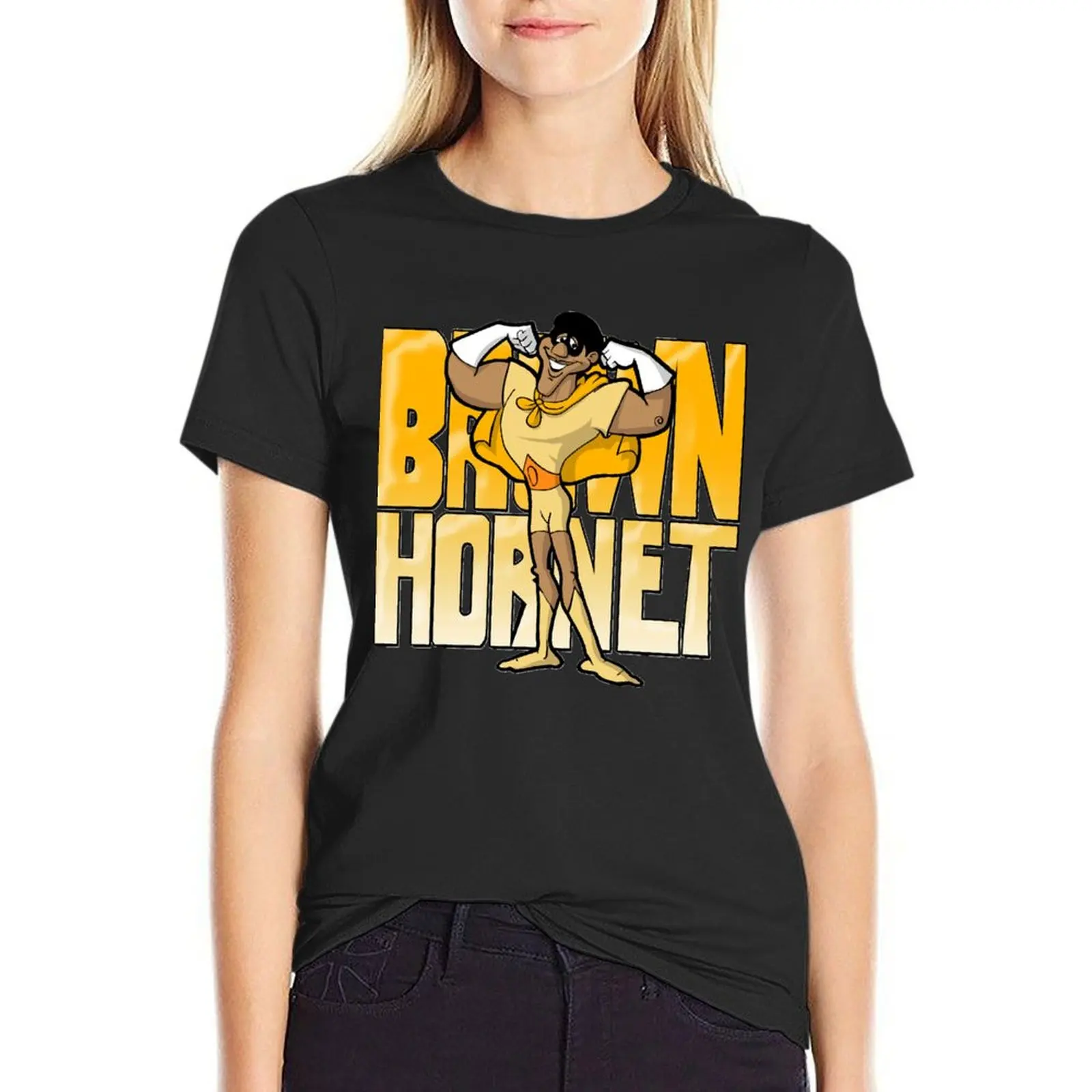 The Brown Hornet! Essential T-Shirt summer top lady clothes tops white t-shirts for Women