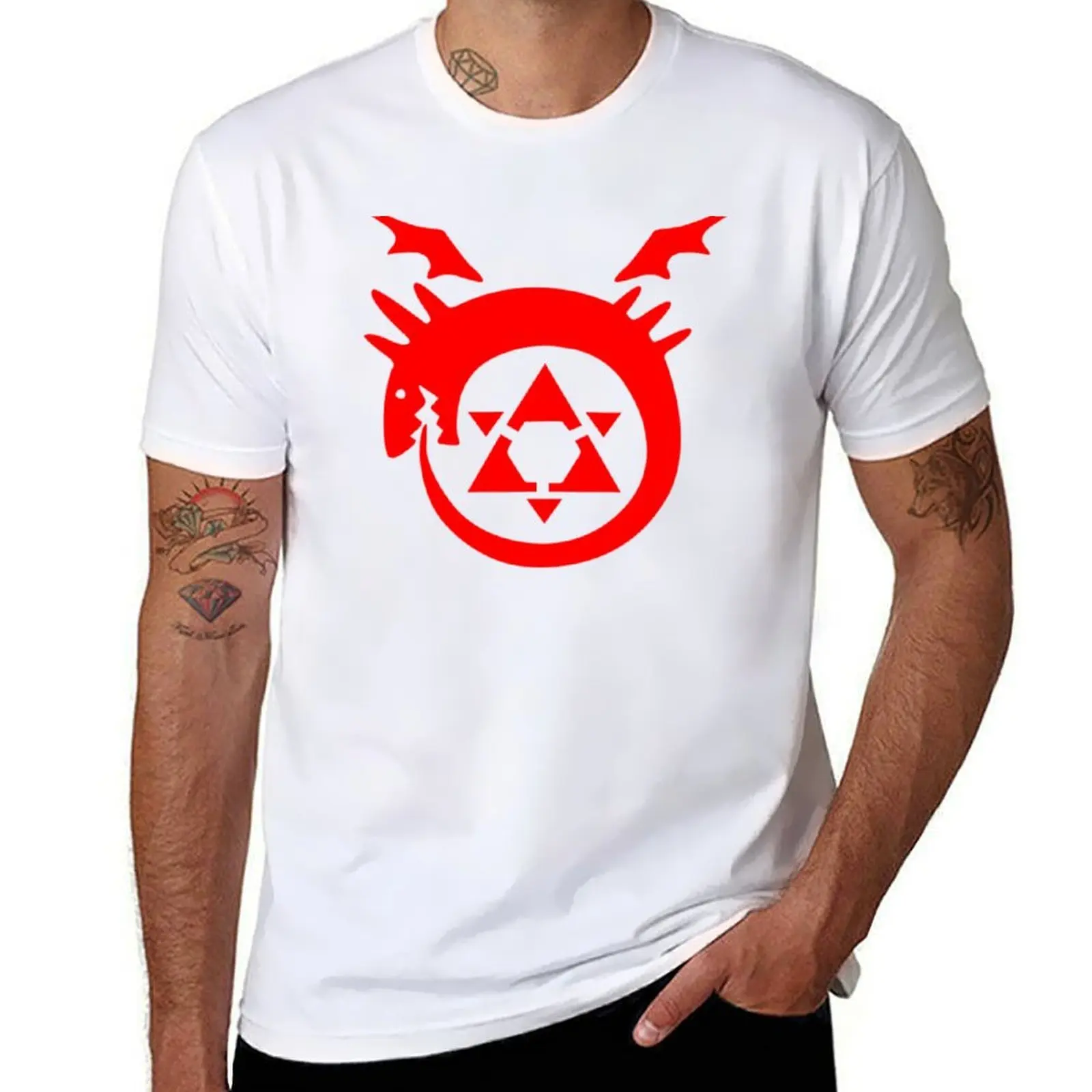 

shirts shirt t t cotton shirt logo man 100% t man heavy Alchemist graphic T-Shirt cotton Full Metal
