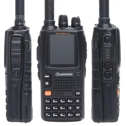 Wouxun-Multi-Funcional Ham Radio Comunador, DTMF Walkie Talkie Station, 2 Way Radio, 7 Bandas, Original KG-UV9D Plus, vhf uhf