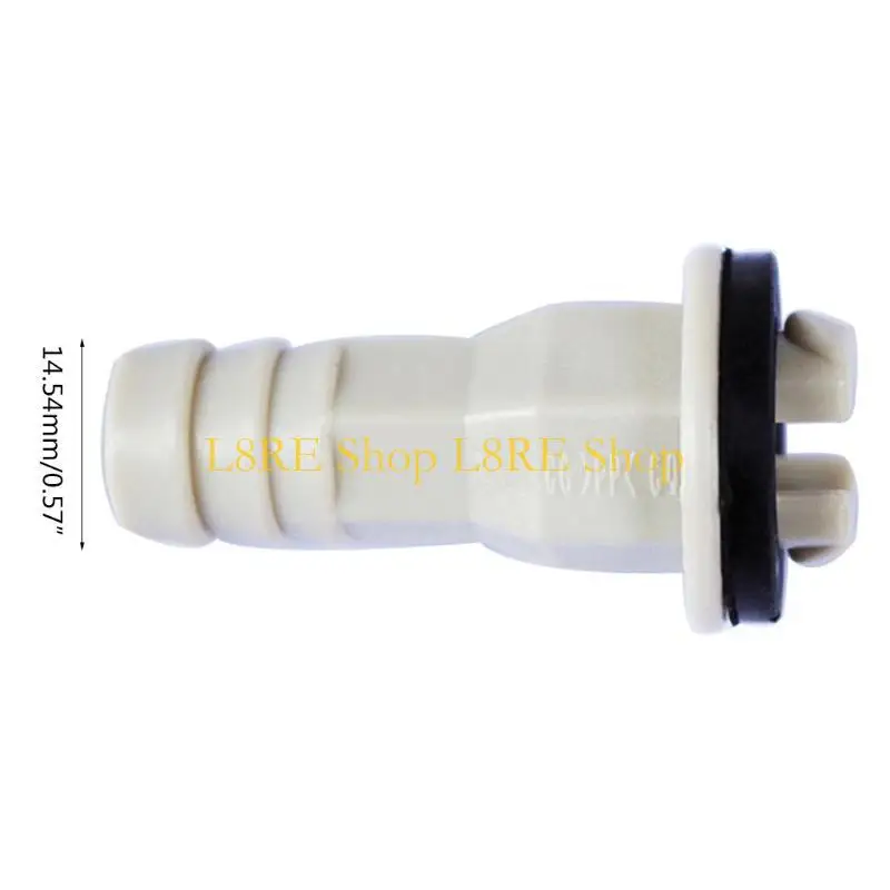 L8re para mídia unidade Extenal 17mm/ 0,67in Adaptador mangueira drenagem para anel borracha w/ borracha